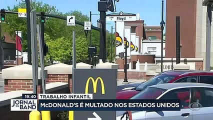 Trabalho infantil: McDonald's é multado nos EUA 05/05/2023 11:30:33
