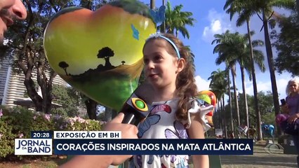 Exposição em BH: corações inspirados na Mata Atlântica 05/05/2023 11:34:15