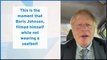 Boris Johnson caught not wearing a seatbelt while filming a video of himself