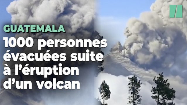 Au Guatemala, 1000 habitants évacués à cause d’une nouvelle éruption du Volcan de Fuego