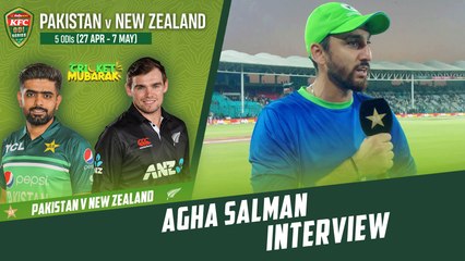 Agha Salman Interview | Pakistan vs New Zealand | 4th ODI 2023 | PCB | M2B2T