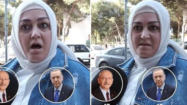 Erdoğan mı Kılıçdaroğlu mu? diye sorulan kadının rahatlık diye savunduğu olay pes dedirtti