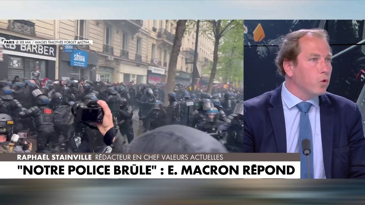 Raphaël Stainville : «Emmanuel Macron sait parfaitement instrumentaliser ce genre d'images»