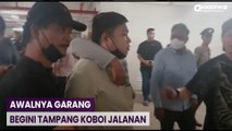 Awalnya Garang, Begini Tampang Koboi Jalanan Berbaju Tahanan