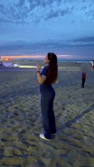 Girl Posing Gets Whacked In Head By Ball