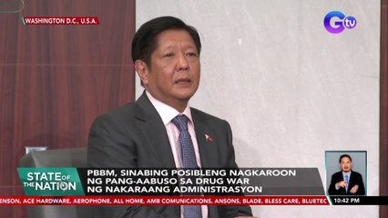 PBBM, sinabing posibleng nagkaroon ng pang-aabuso sa drug war ng nakaraang administrasyon | SONA