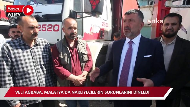 Veli Ağbaba Malatya’da nakliyecilerin sorunlarını dinledi