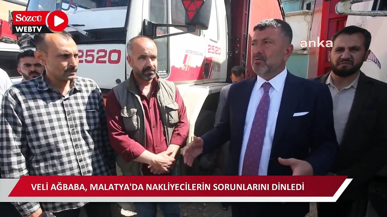 Veli Ağbaba Malatya’da nakliyecilerin sorunlarını dinledi