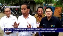 Jalan Rusak di Lampung Segara Diperbaiki Usai Kunjungan Jokowi, Perlu Viral Dulu?