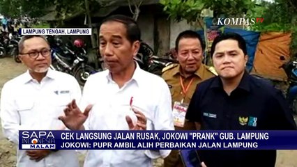 Jalan Rusak di Lampung Segara Diperbaiki Usai Kunjungan Jokowi, Perlu Viral Dulu?