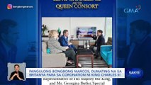 Pangulong Bongbong Marcos, dumating na sa UK para sa coronation ni King Charles III | Saksi