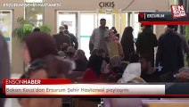 Bakan Koca'dan Erzurum Şehir Hastanesi paylaşımı