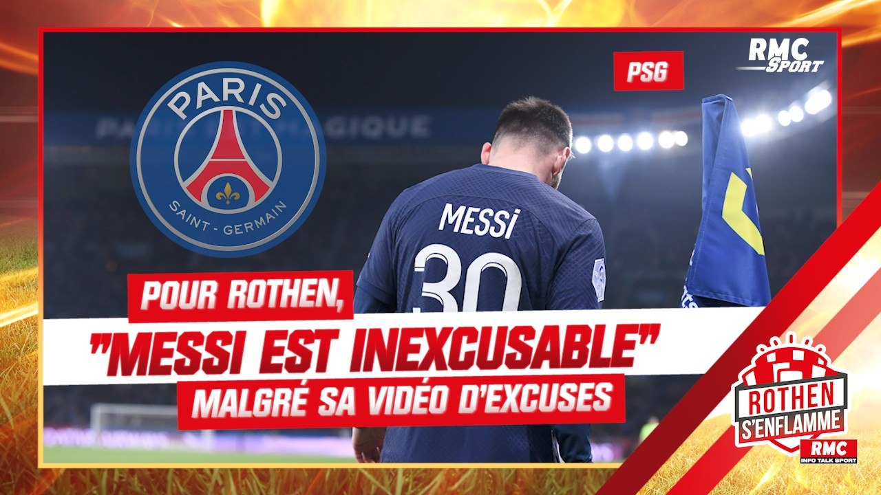 PSG : "Messi est inexcusable", Rothen ne veut p...