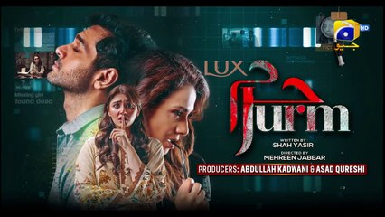 Jurm 2nd Last Episode 03 - [Eng Sub] - Wahaj Ali - Durefishan Saleem - Digitally Presented by Lux