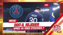 PSG : Messi doit-il rejouer après sa vidéo d’excuses ?