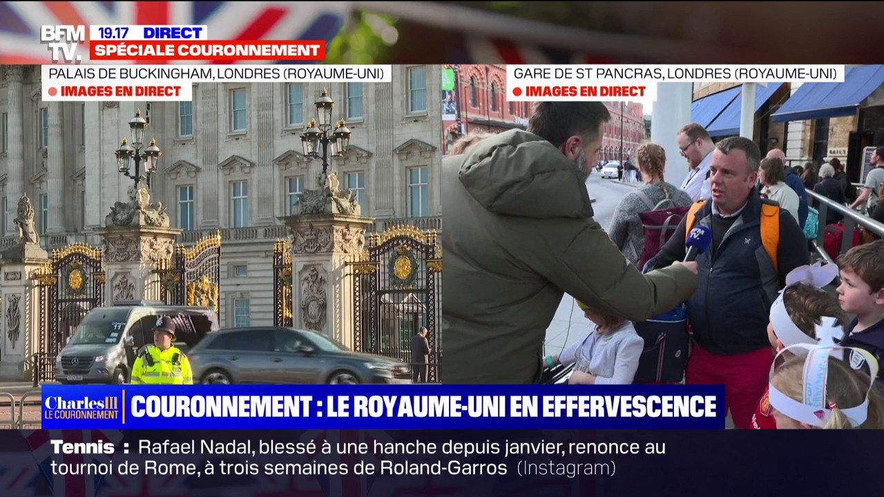 Couronnement de Charles III: les trains chargés de curieux continuent d'affluer à la gare de Saint-Pancras à Londres