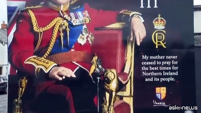 Incoronazione, spunta in Nord Irlanda un murales dedicato a Carlo III