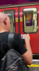 Video shows subway carriage with windows 'smashed out' after 'fire' incident on London Underground