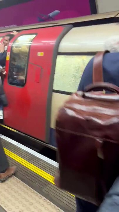 Terrifying scenes as passengers smash glass to escape train after 'fire' emergency on London Underground
