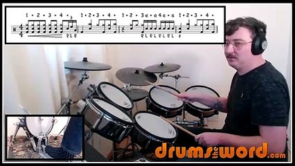 ★ Rat Trap (Boomtown Rats) ★ Video Drum Lesson CLIP | How To Play SONG (Simon Crowe)