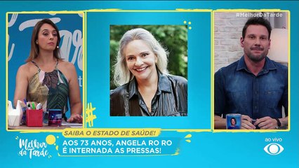 Angela Ro Ro é internada às pressas | Melhor da Tarde  05/05/2023 16:03:42