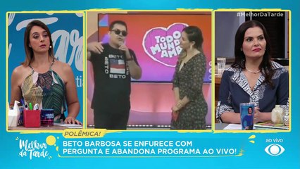 Beto Barbosa abandona entrevista no ar | Melhor da Tarde  05/05/2023 16:03:53