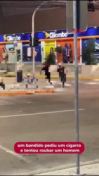 Bandido pede cigarro pra tentar roubar homem em Itapema