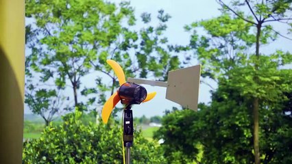 DIY Wind Turbine Generator from old Fan