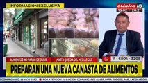 Inflación: el Gobierno Nacional anunció una nueva canasta de alimentos