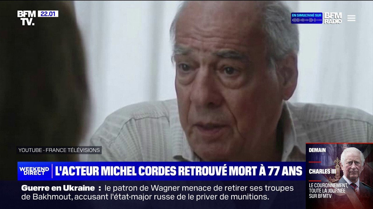 L'acteur Michel Cordes, qui incarnait Roland dans "Plus belle la vie", a été retrouvé mort à 77 ans