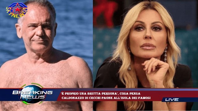 'È proprio una brutta persona', cosa pensa Caldonazzo di Cecchi Paone all'Isola dei Famosi