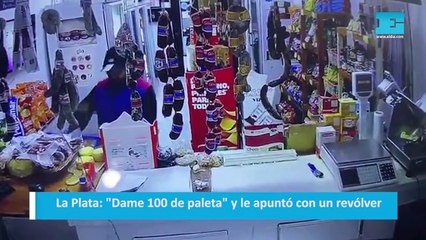La Plata: "Dame 100 de paleta" y le apuntó con un revólver. Ocurrió en 25 y 75, de Altos de San Lorenzo