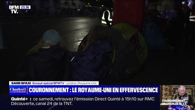 Des milliers de personnes passent la nuit aux abords de l'abbaye de Westminster pour tenter d'apercevoir Charles III ce samedi