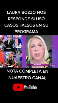 Laura Bozzo presentó casos falsos