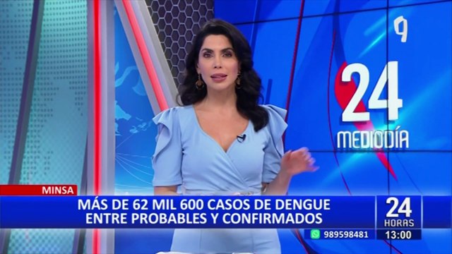Dengue en el Perú: Minsa reporta más de 62 mil casos entre probables y confirmados