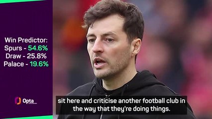 Spurs' Mason not taking the bait over Klopp criticism