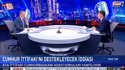 Sinan Oğan: 75 yaşındaki birine şirketinizi teslim eder miydiniz