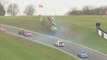 Legends Cars Cadwell Park 2023 Race 5 Mickel Massive Crash Flips