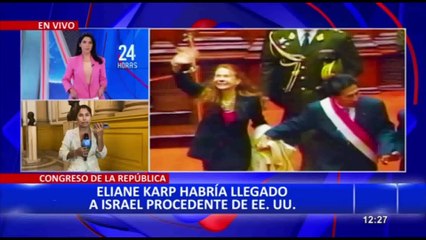 Eliane Karp viaja a Israel tras recibir pasaporte: “es una tremenda negligencia”, opinó Cavero