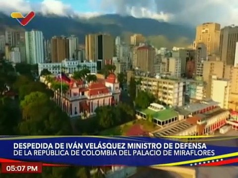 Pdte. Nicolás Maduro despide al Min. de Defensa de Colombia luego de afianzar los lazos de hermandad