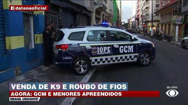 GCM realiza ação contra a venda de K9 e roubo de fios 11/05/2023 18:25:23