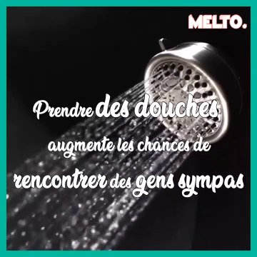 Prendre des douches augmente les chances de rencontrer des gens sympas