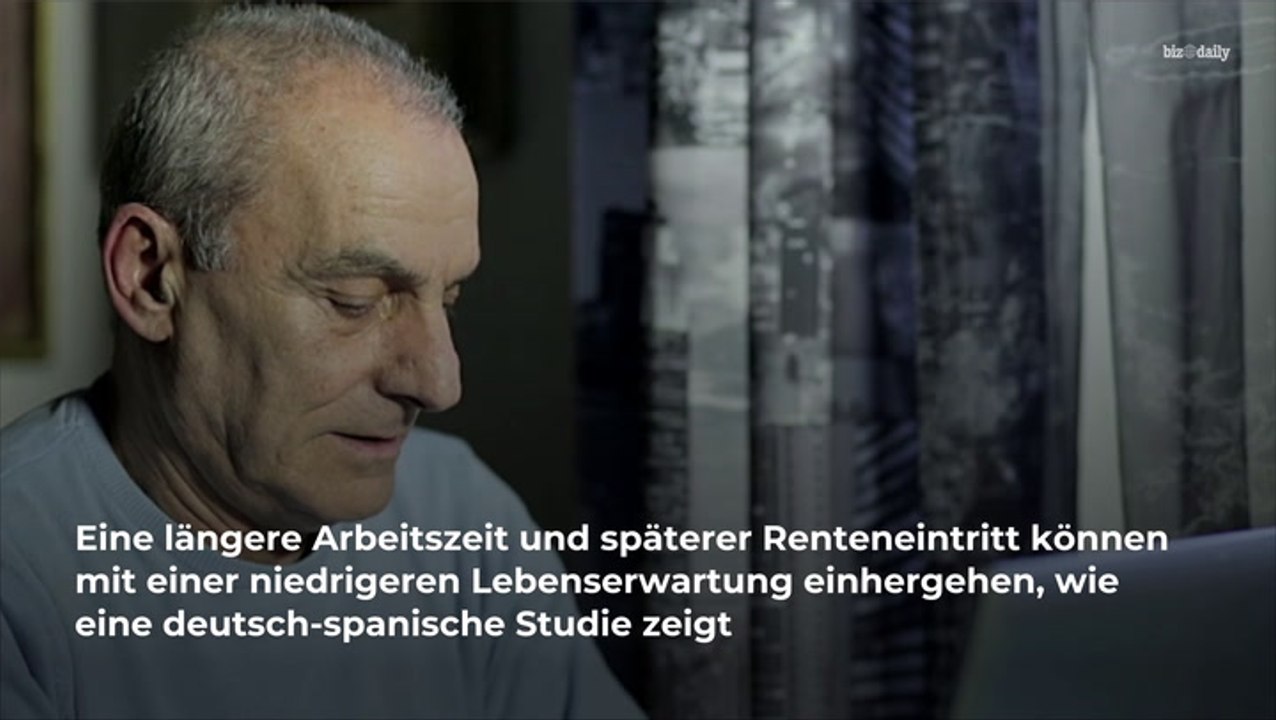 Kommt durch spätere Rente der frühere Tod?