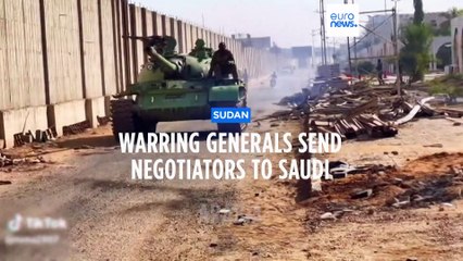 Sudan's warring parties due to start negotiations in Saudi Arabia