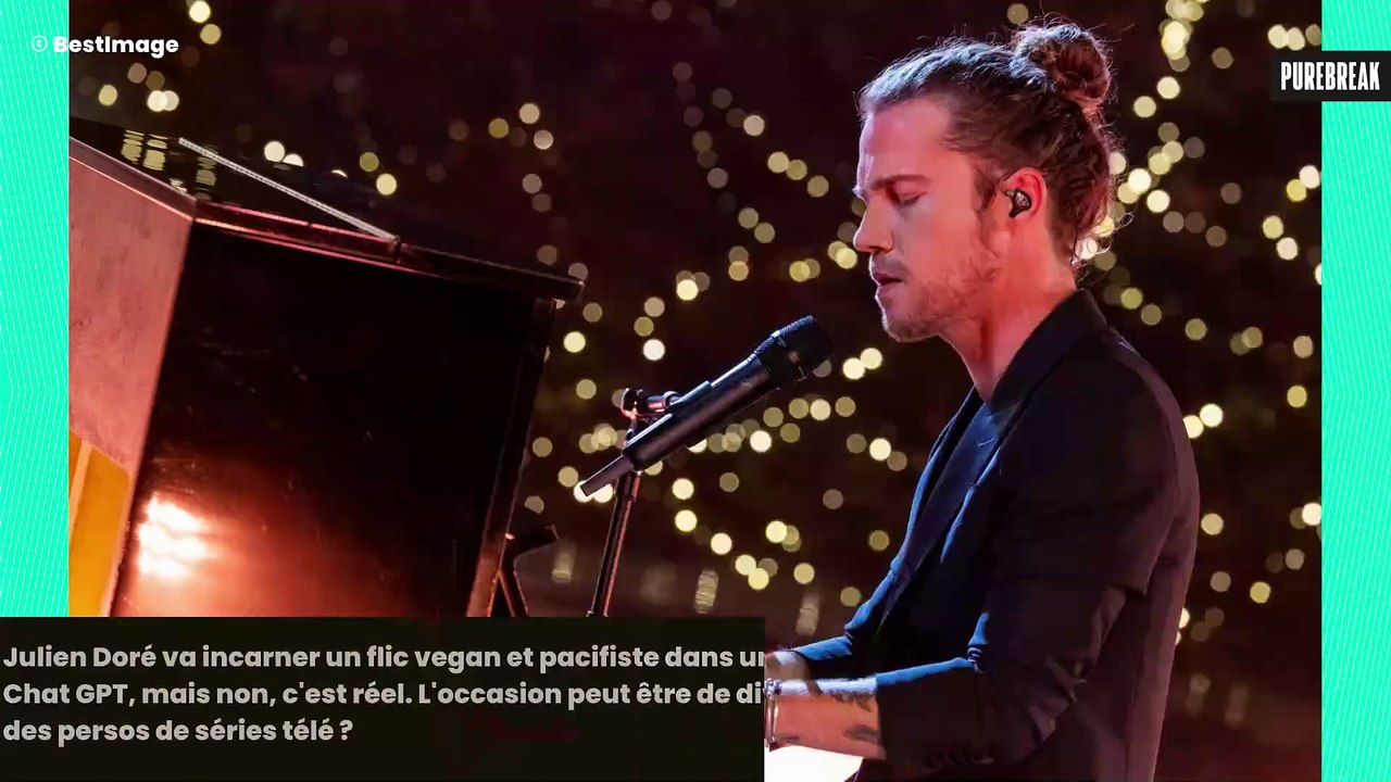 Cette série policière surprenante de TF1 avec Julien Doré offrira-t-elle enfin aux vegans une présence pas trop craignos ?