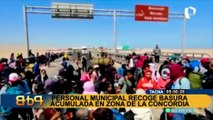 Tacna: Voluntarios reparten comida a migrantes varados en frontera