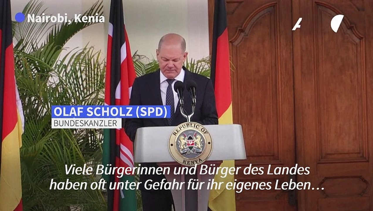 Scholz 'sehr besorgt' über Situation im Sudan