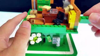 Chinese building block toys | Turn mailboxes into building block huts