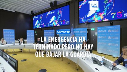 La OMS advierte que el fin de la emergencia de COVID-19 no es el fin de las amenazas sanitarias