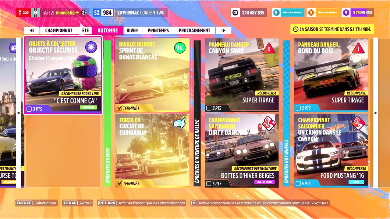 Forza Horizon 5 panneau danger canyon snap